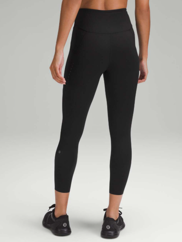 Lululemon Fast And Free High Rise Tight 25" *Pockets - Size 12 (Retails for $128)