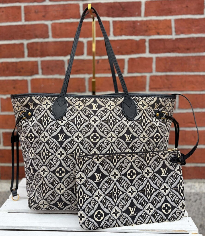 Louis Vuitton Since 1854 Neverfull MM w/ Pouch