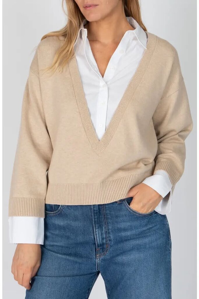 Derek Lam IO Crosby Mixed Media Sweater NWT- Size XS