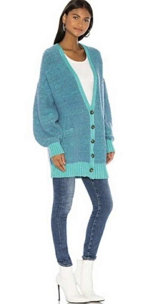 Free People Button Up Cardigan - Size Small