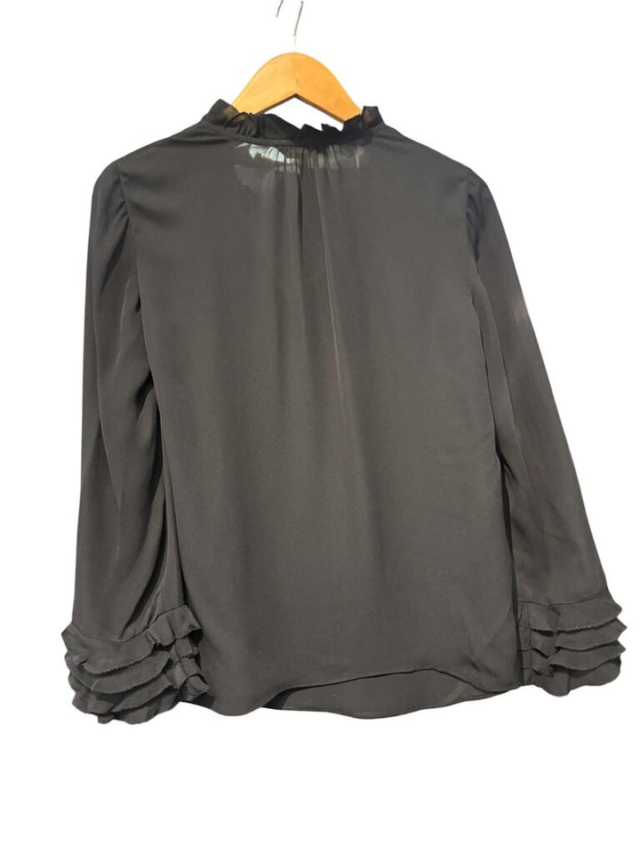 Rebecca Taylor Black Silk Blouse- Size 2