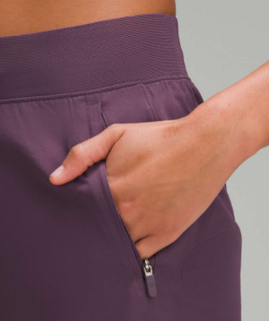 Lululemon License To Train High Rise Pant In Grape Thistle - Size 6 (Retails for $128)