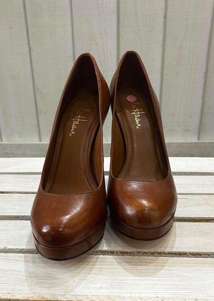 Cole Haan Leather Platform Pumps - Size 6.5