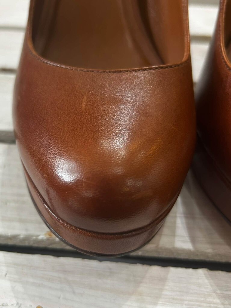 Cole Haan Leather Platform Pumps - Size 6.5