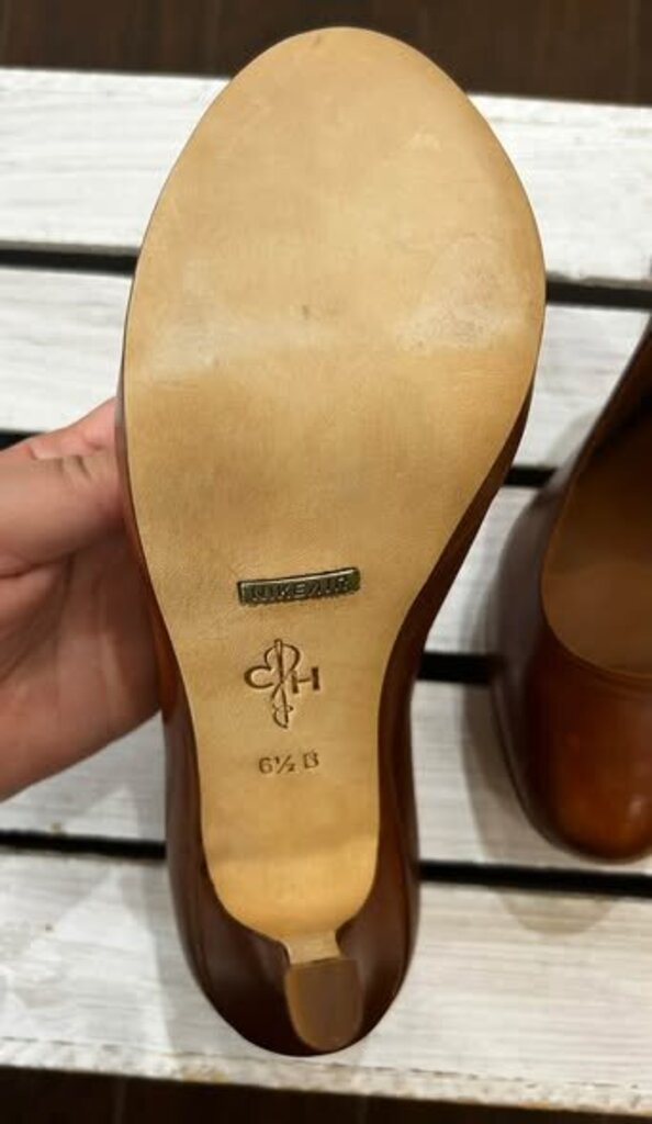 Cole Haan Leather Platform Pumps - Size 6.5