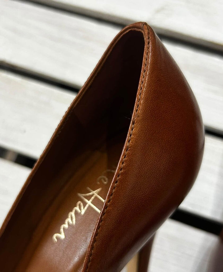 Cole Haan Leather Platform Pumps - Size 6.5