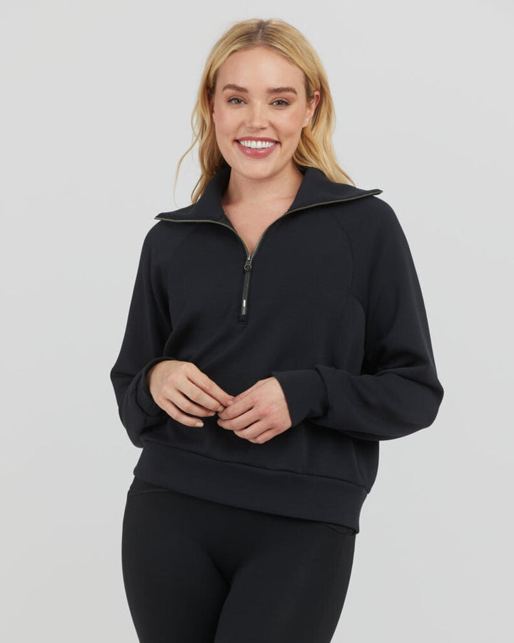 Spanx Air Essentials Half Zip- Size Small