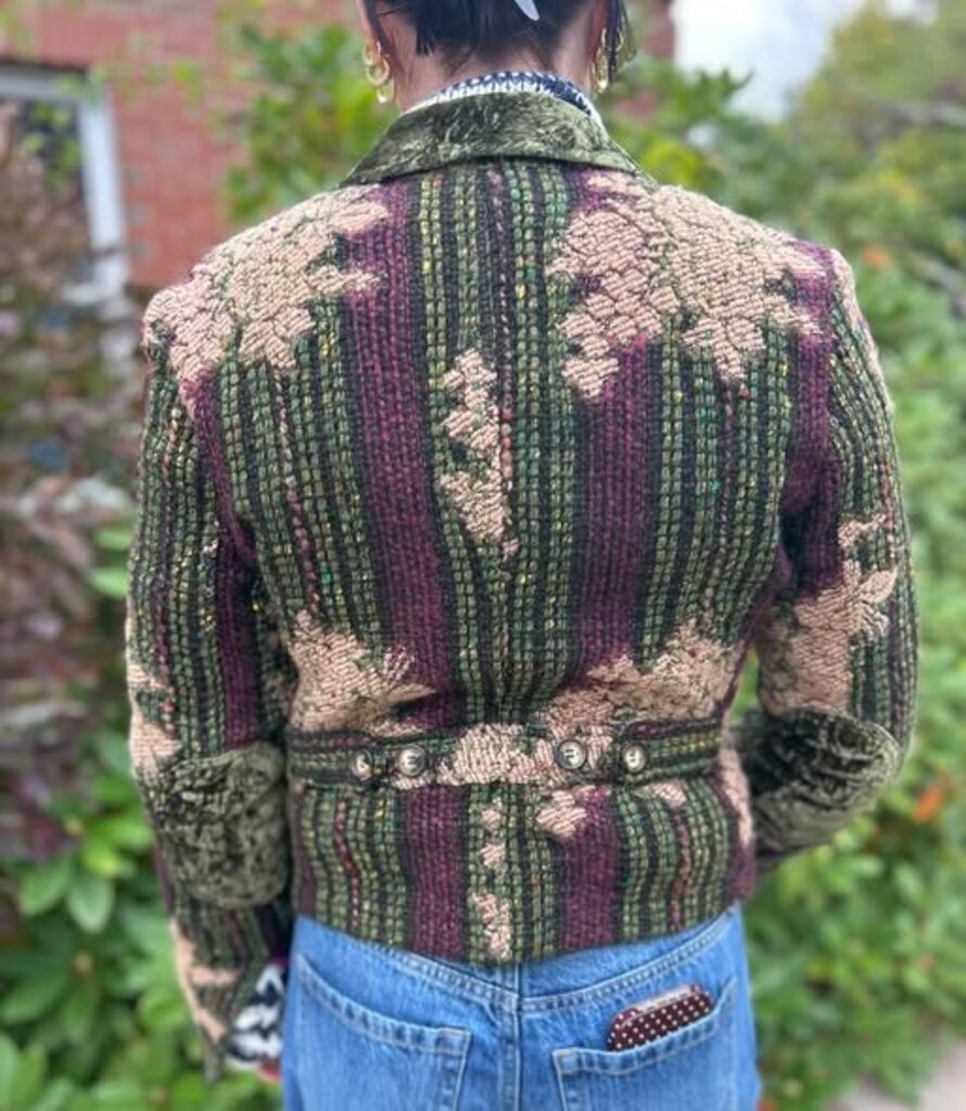 Etro Wool Jacket in Floral - Size 42