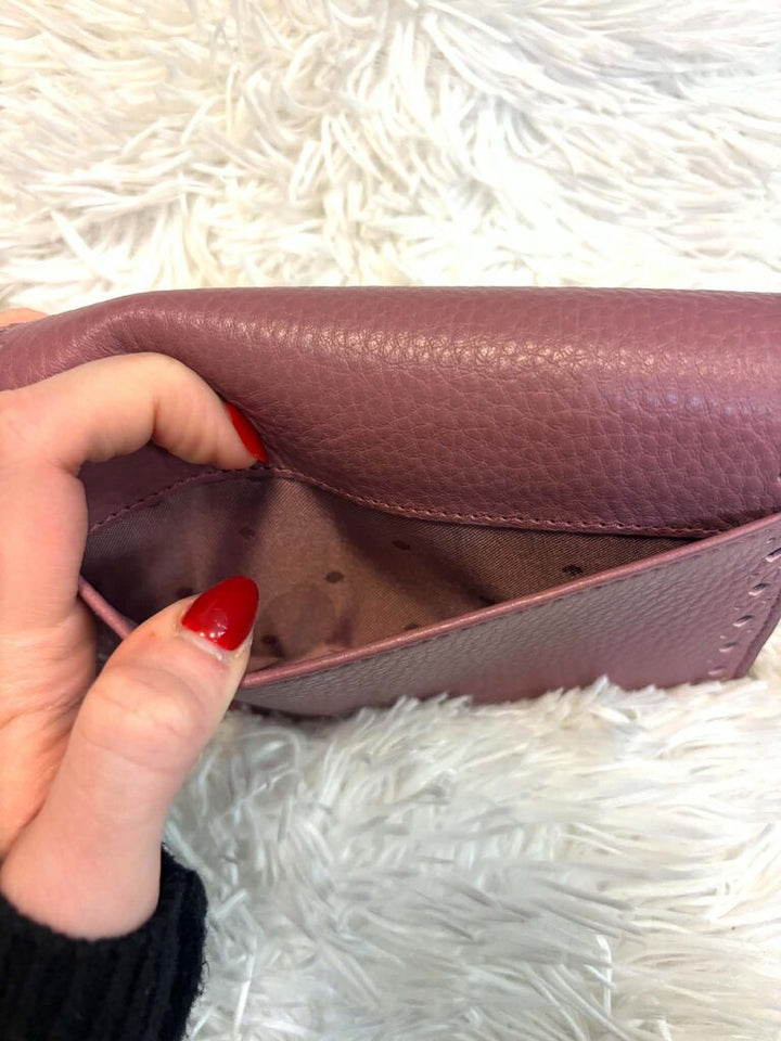 Kate Spade Pebbled Pink Leather Wallet