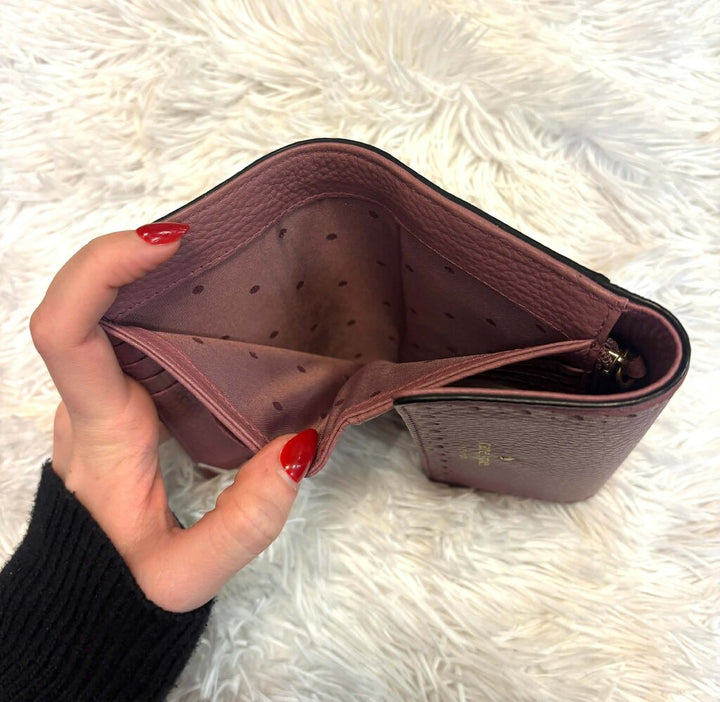 Kate Spade Pebbled Pink Leather Wallet
