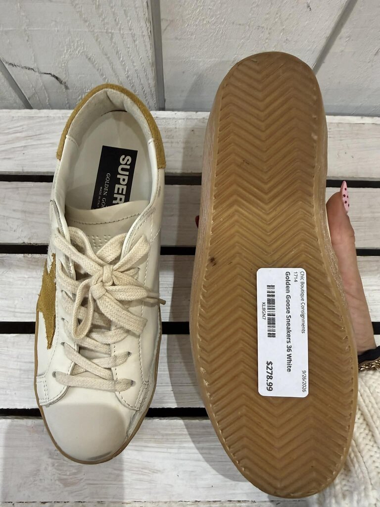 Golden Goose Super-Star Sneakers - Size 36