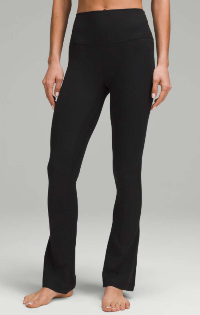 Lululemon Align Ribbed Mini-Flared Leggings - Size 2