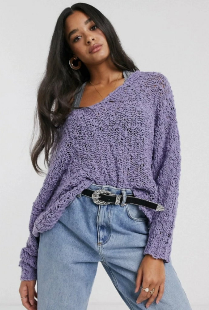 Free People Sunday Shore Cotton Blend Sweater - Size XS