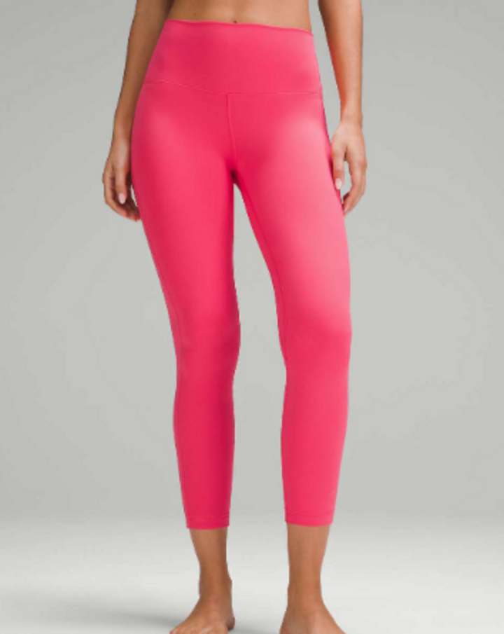 Lululemon Align High-Rise Pant 25" in Glaze Pink - Size 6