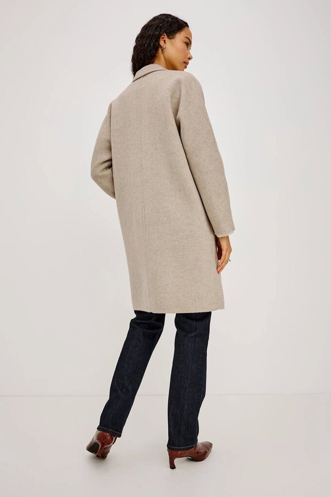 Rails Everest Coat in Oat Herringbone - Size XS (retailing for $398)
