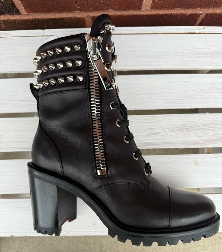 Christian Louboutin Winter Spike 70 Boot - Size 39.5