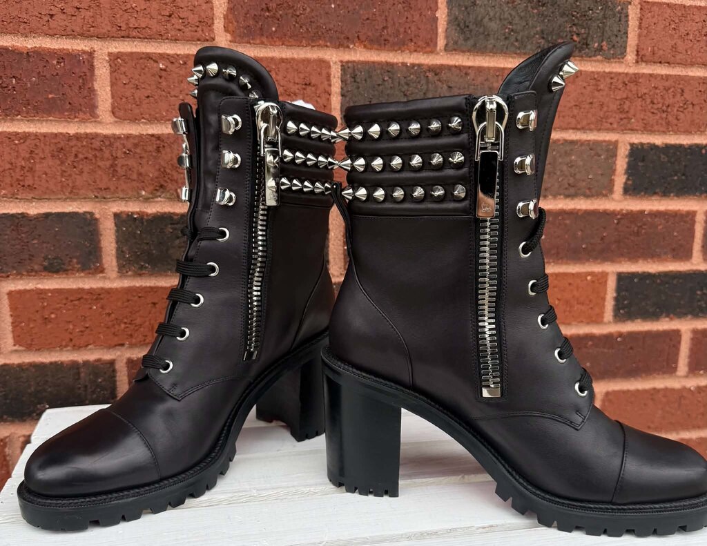Christian Louboutin Winter Spike 70 Boot - Size 39.5
