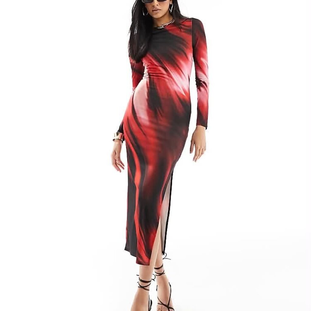 Miss Selfridge Ombre Maxi Dress - Size 0