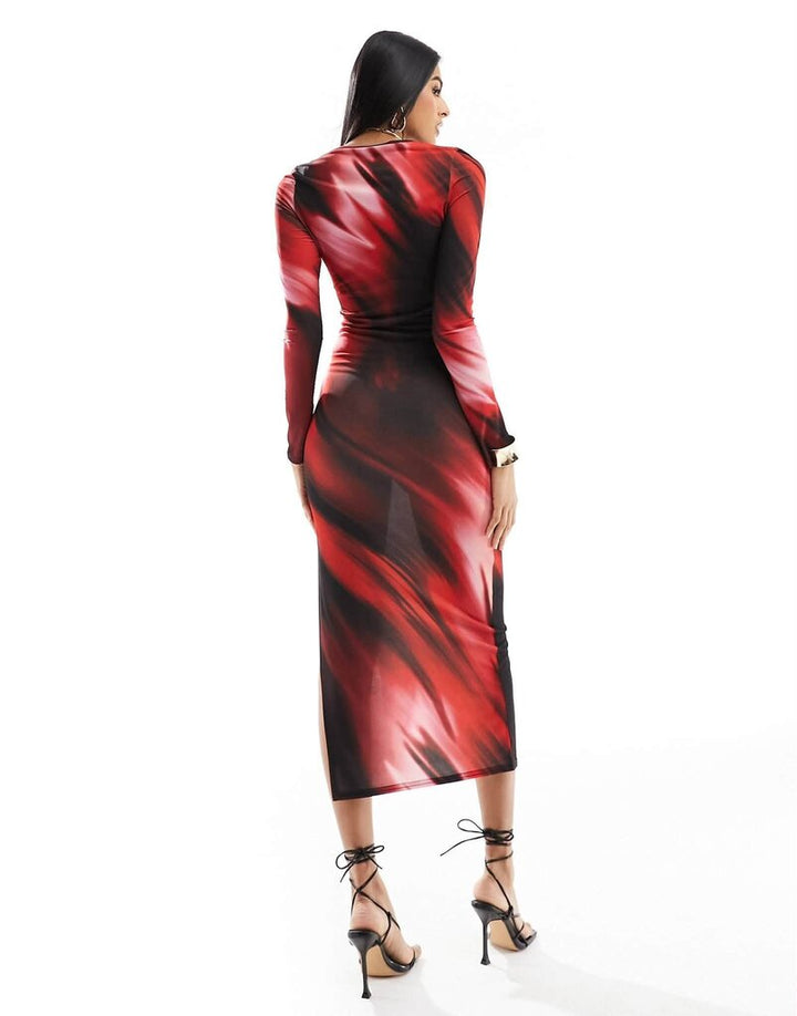 Miss Selfridge Ombre Maxi Dress - Size 0