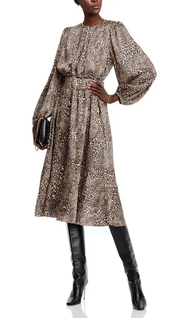 Elie Tahari NWT Jada Dress in Mythical Leopard Print - Size 2 (Retails for $495)