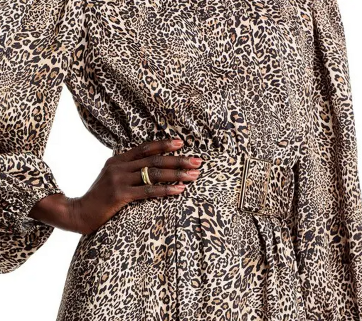 Elie Tahari NWT Jada Dress in Mythical Leopard Print - Size 2 (Retails for $495)