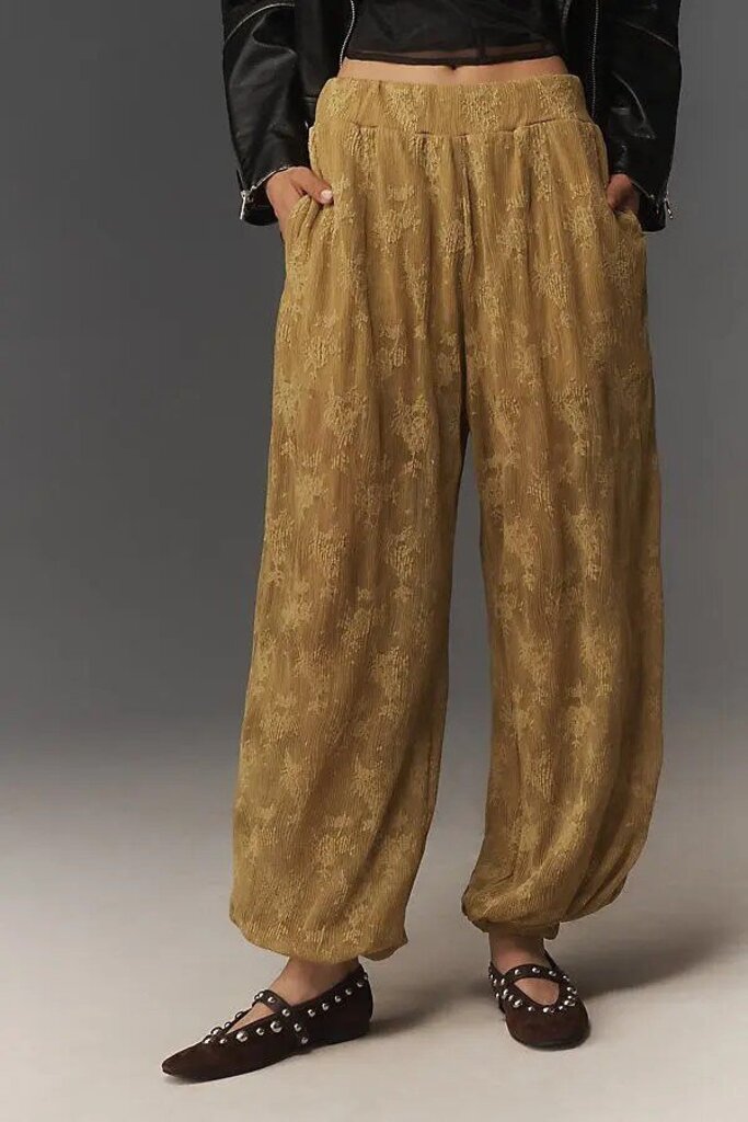 Maeve NWT Sheer Lace Balloon Pants - Size XS (Retails for $148)