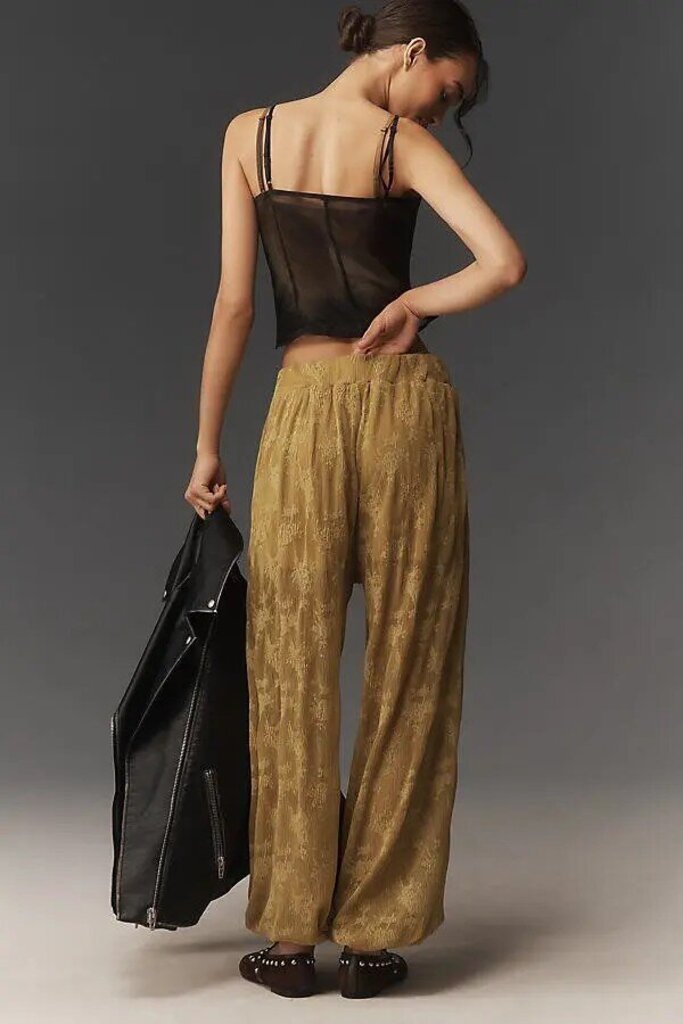 Maeve NWT Sheer Lace Balloon Pants - Size XS (Retails for $148)