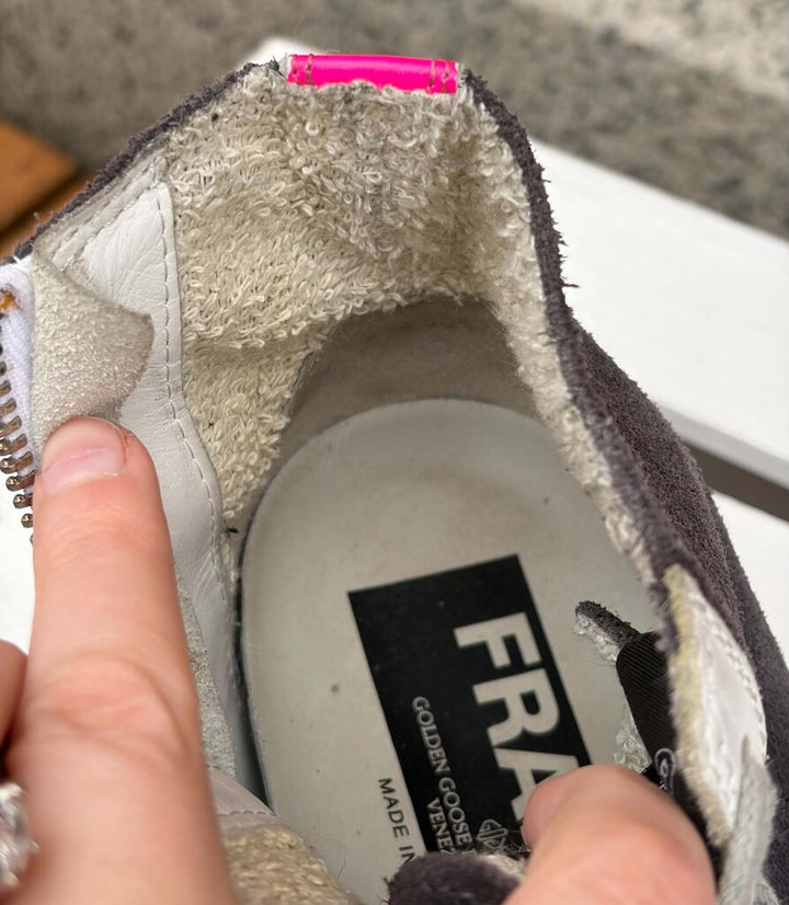 Golden Goose Suede Francy Gold Star Athletic Sneaker - Size 7