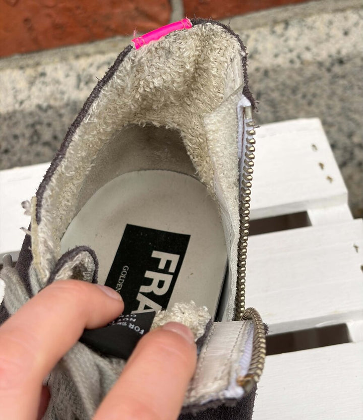 Golden Goose Suede Francy Gold Star Athletic Sneaker - Size 7