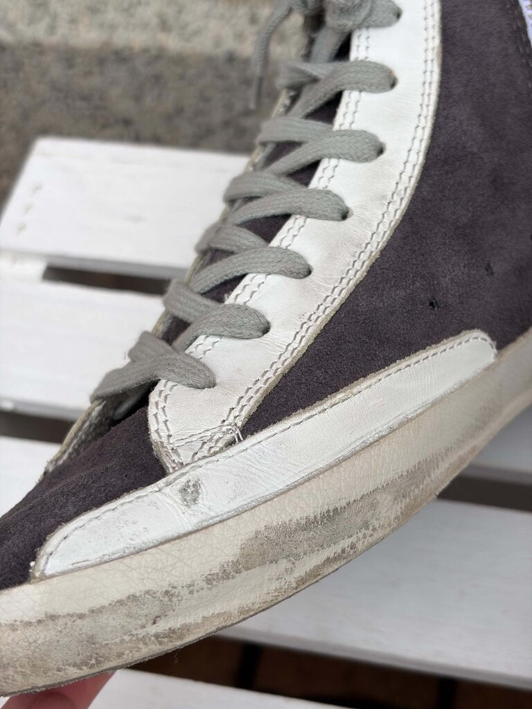 Golden Goose Suede Francy Gold Star Athletic Sneaker - Size 7
