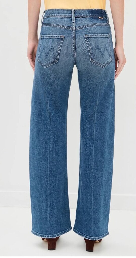 Mother The Lasso Sneak Wide Leg Jeans - Size 27