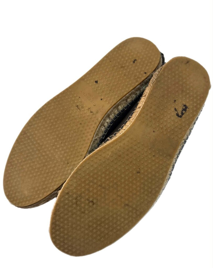 Givenchy Logo Leather Slip On Espadrilles - Size 40