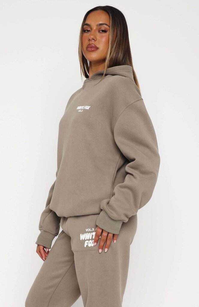 White Fox Offstage Hoodie Fawn - Size M/L