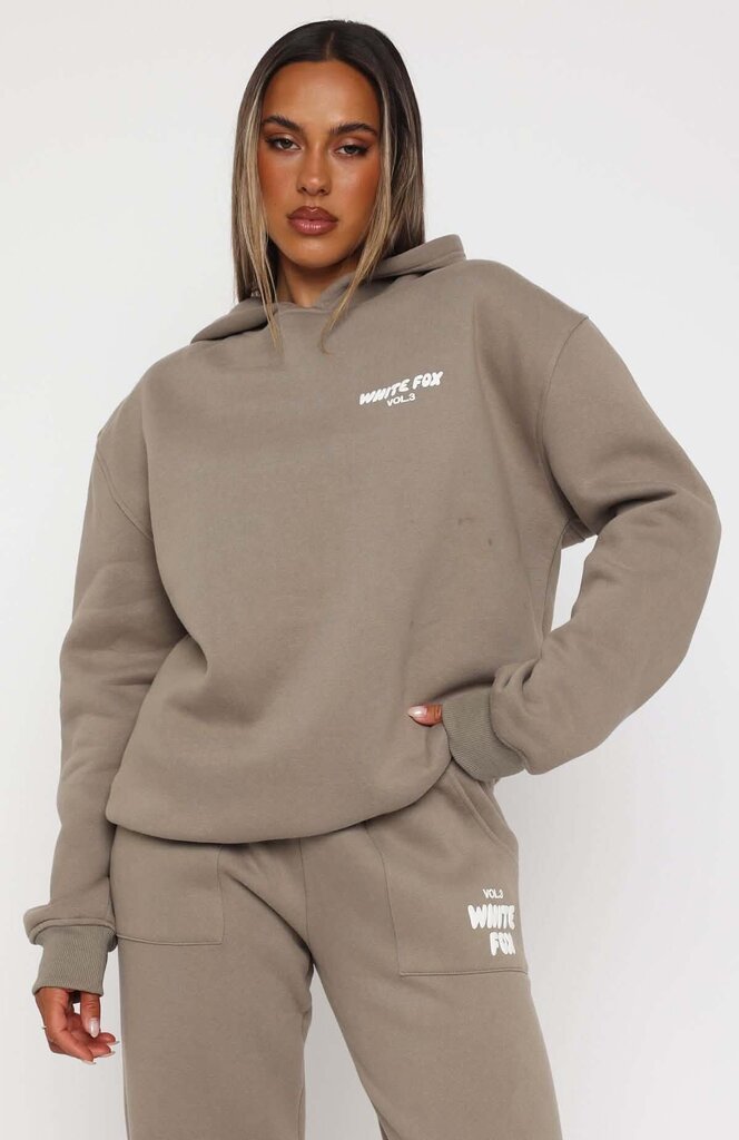 White Fox Offstage Hoodie Fawn - Size M/L