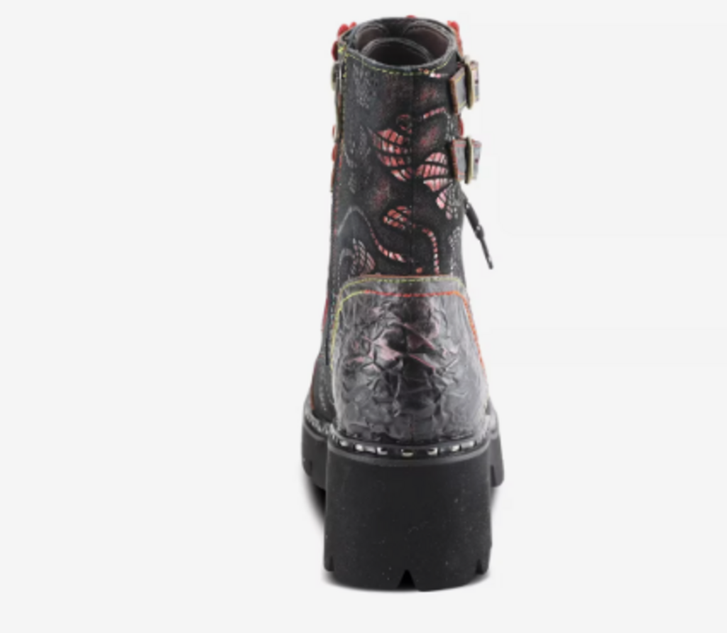 L'artiste Limitless Bootie in Red - Size 40