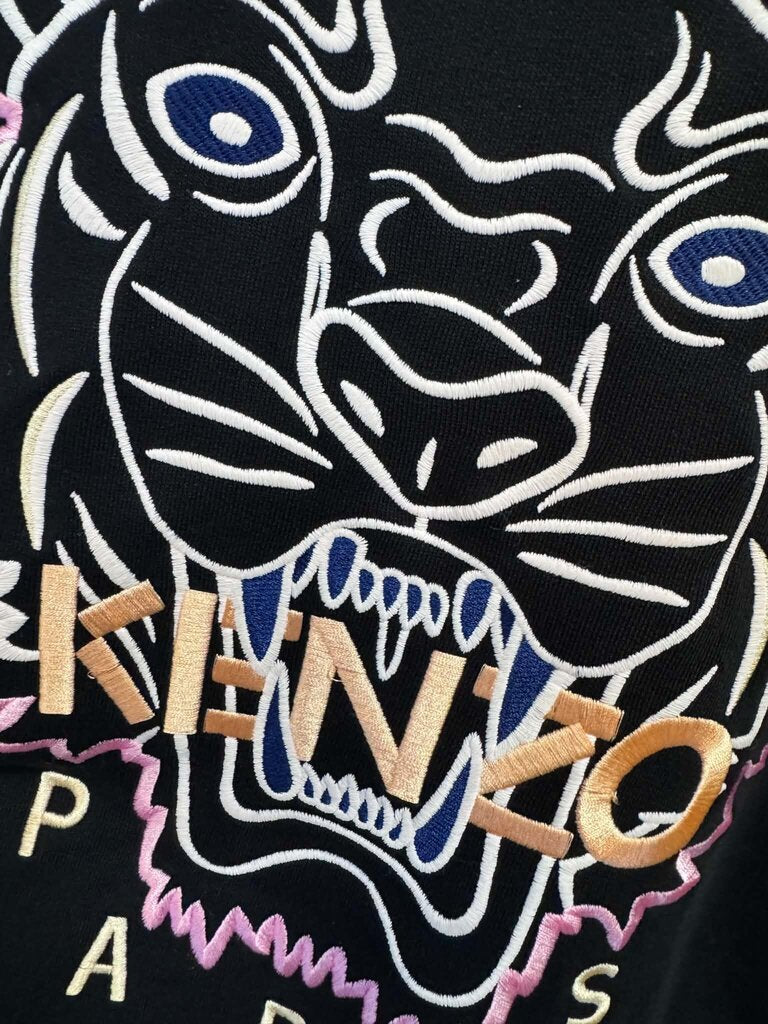 Kenzo Embroidered Tiger Hoodie - Size Large