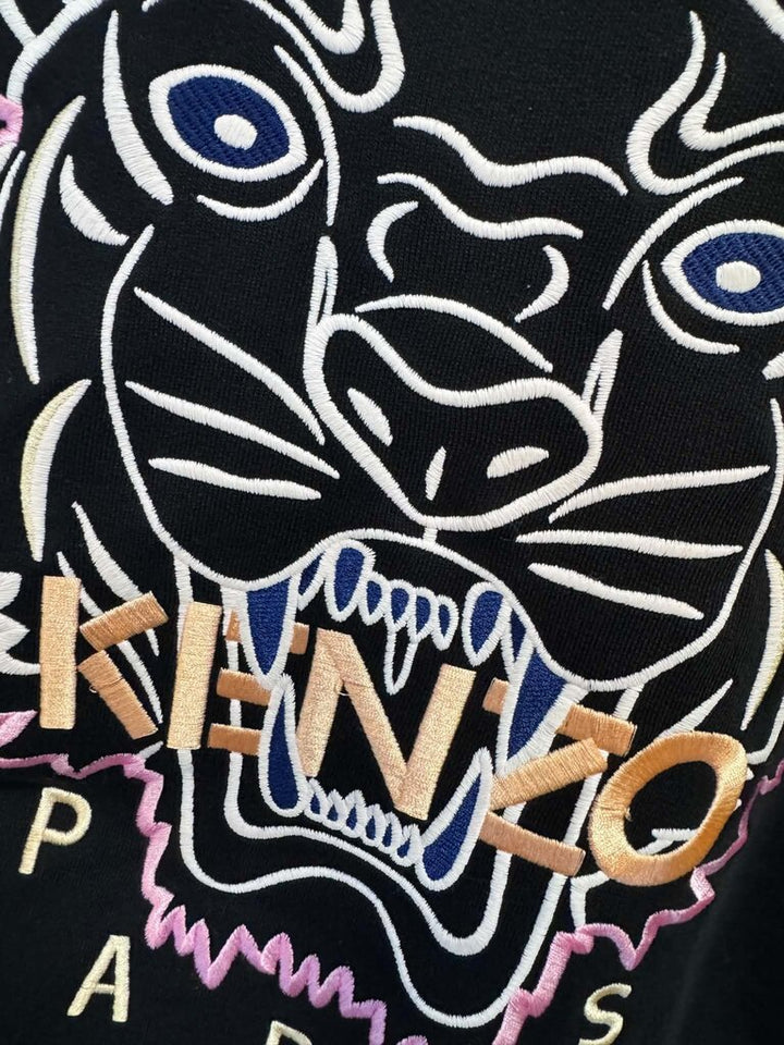 Kenzo Embroidered Tiger Hoodie - Size Large