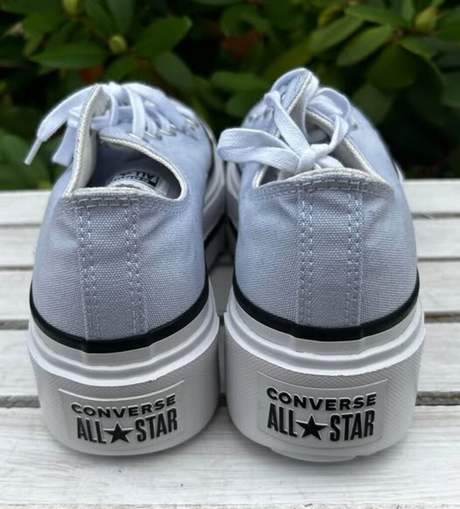 Converse Chuck Taylor All Star Lift Double Stack Platform in Blueberry Ice - Size 8