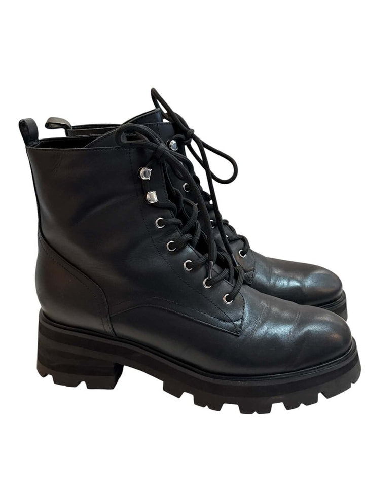 Marc Fisher Lace Up Boots - Size 10