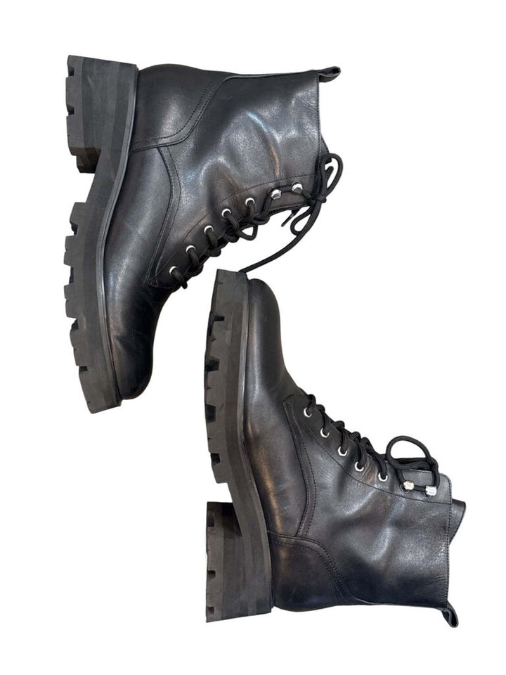 Marc Fisher Lace Up Boots - Size 10