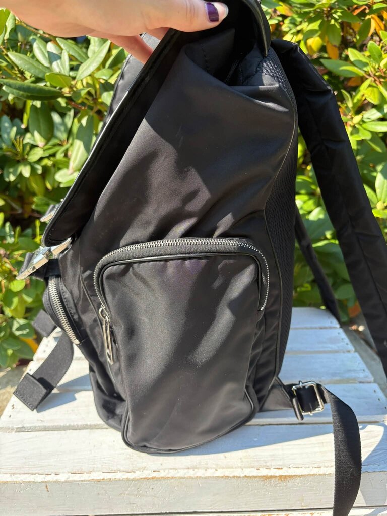 Off White Arrow Tuc Nylon Backpack