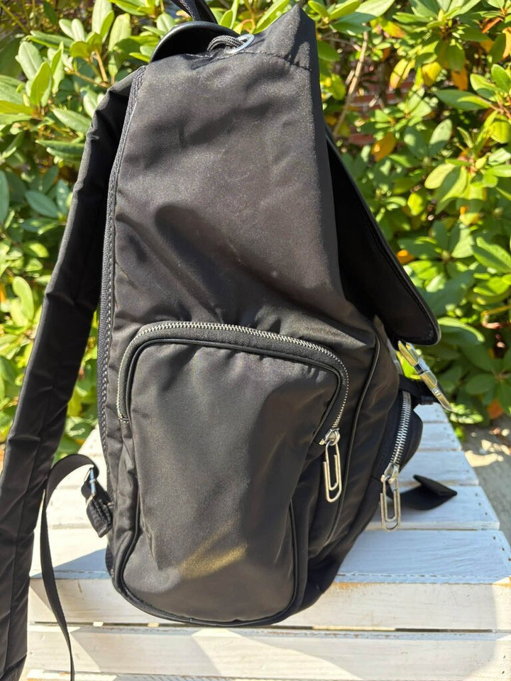 Off White Arrow Tuc Nylon Backpack