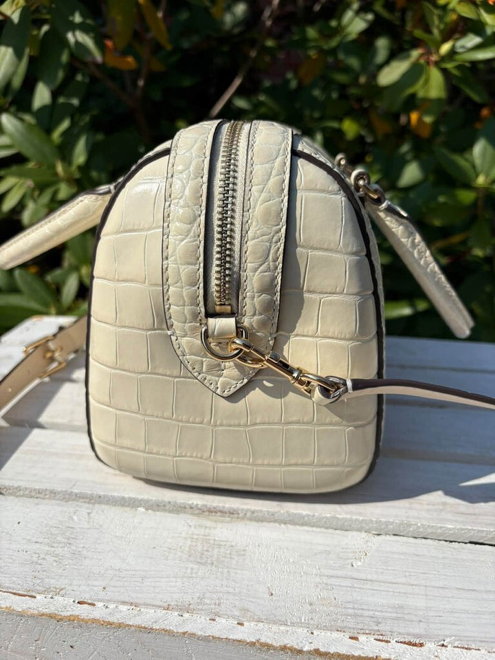 Tory Burch Thea Mini Embossed Leather Satchel (Retails for $548)