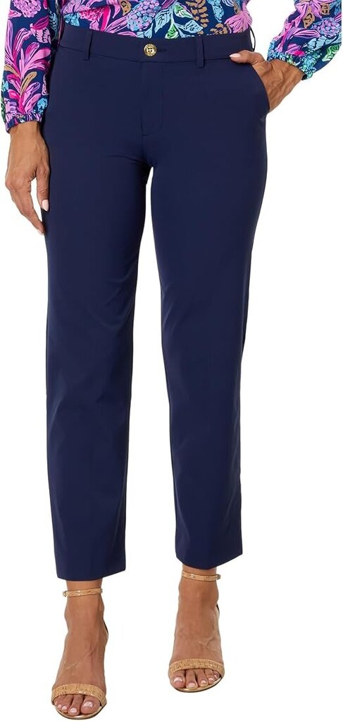 Lilly Pulitzer Travel Trouser UPF 50+ in Navy - Size 8