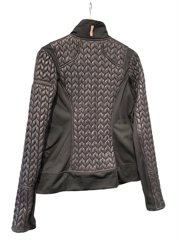 Zella Diamond Quilted Full Zip Jacket- Size Medium