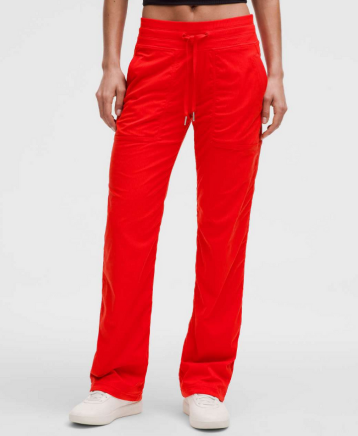 Lululemon Dance Studio Mid-Rise Pant *Regular in Hot Heat - Size 4 (Retails for $118)