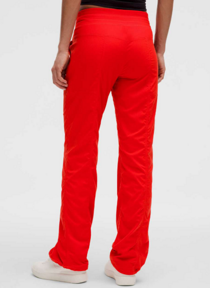 Lululemon Dance Studio Mid-Rise Pant *Regular in Hot Heat - Size 4 (Retails for $118)
