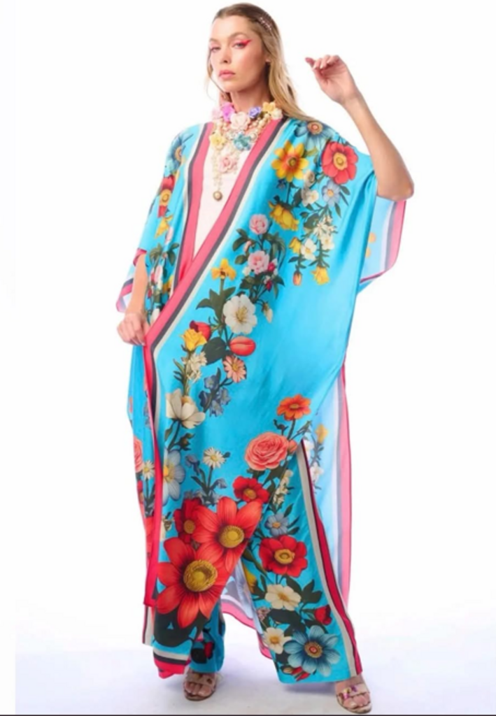 Aratta Silent Journey NWT Floral Garden Kimono - OS