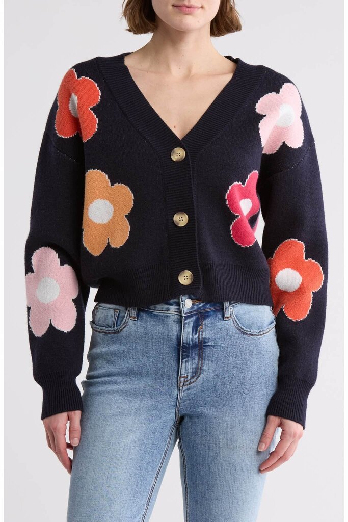 Industry Daisy Button Cardigan - Size XS