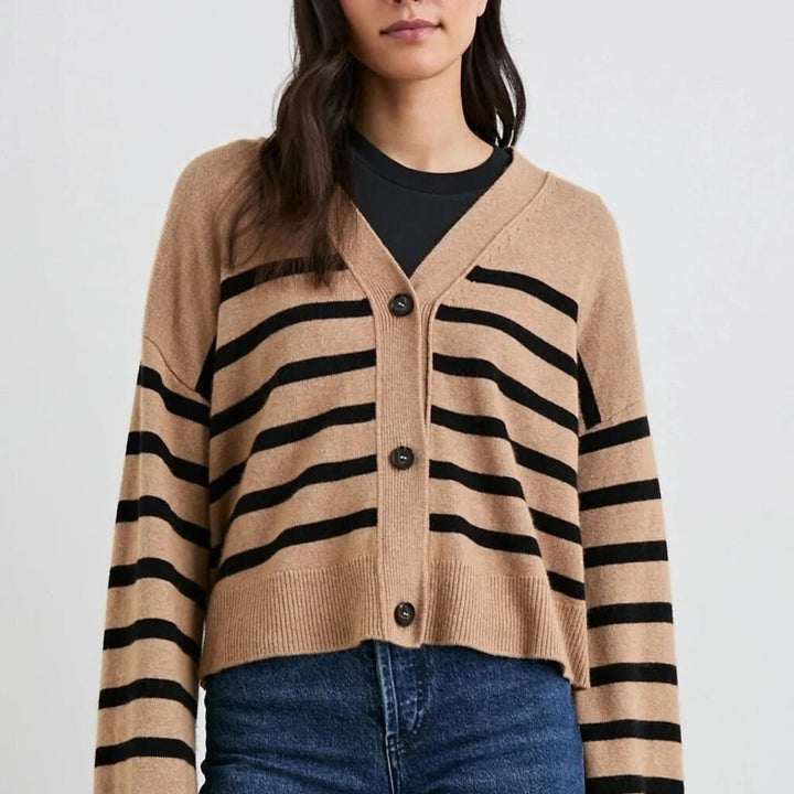 Rails Geneva cardigan in Tan - Size Medium
